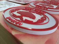 多店舗,飲食店舗,内装,カルプ切文字