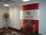 企業受付カウンター,内装工事