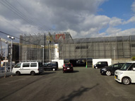 九州,熊本,大型店舗,足場工事