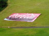 ゴルフ場,床広告